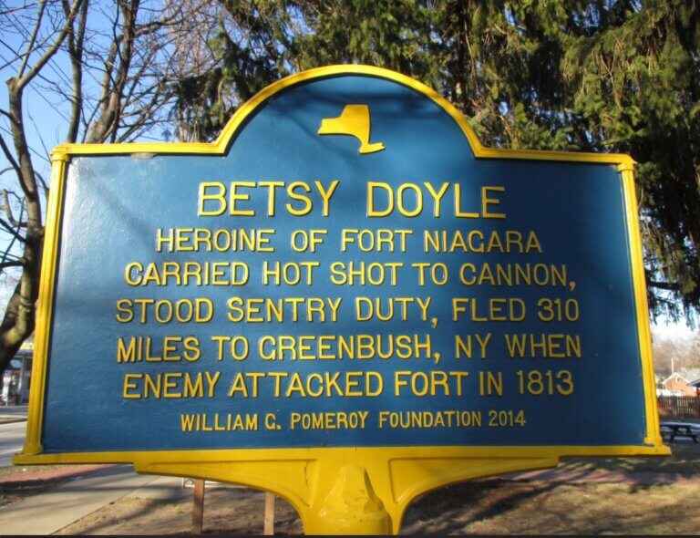 Betsy Doyle historical marker.
