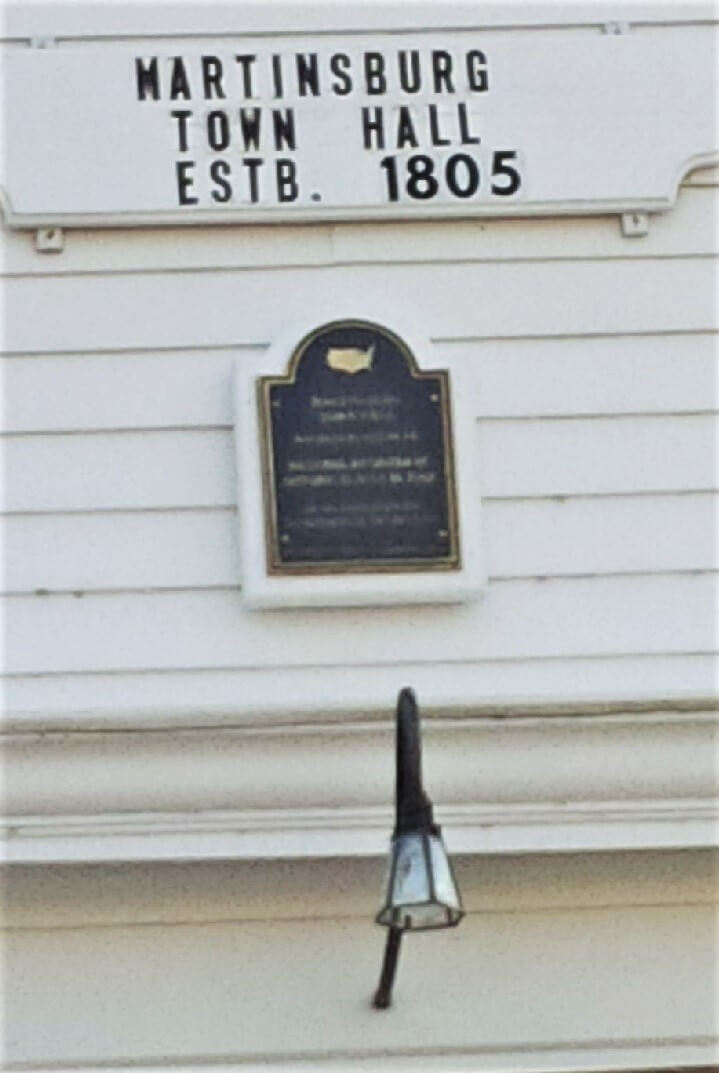 MARTINSBURG TOWN HALL William G. Pomeroy Foundation