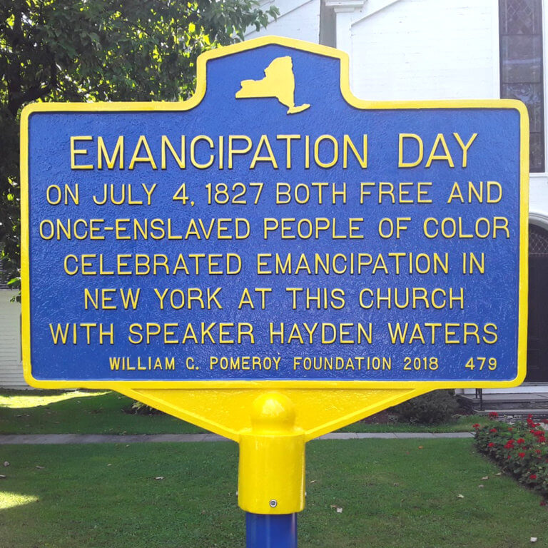Emancipation day marker