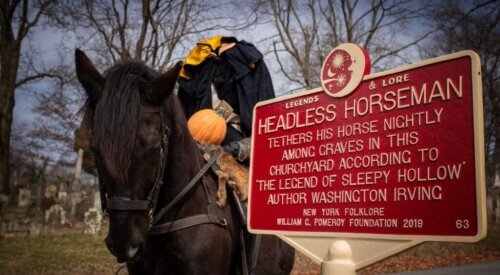 The Headless Horseman and Ichabod Crane