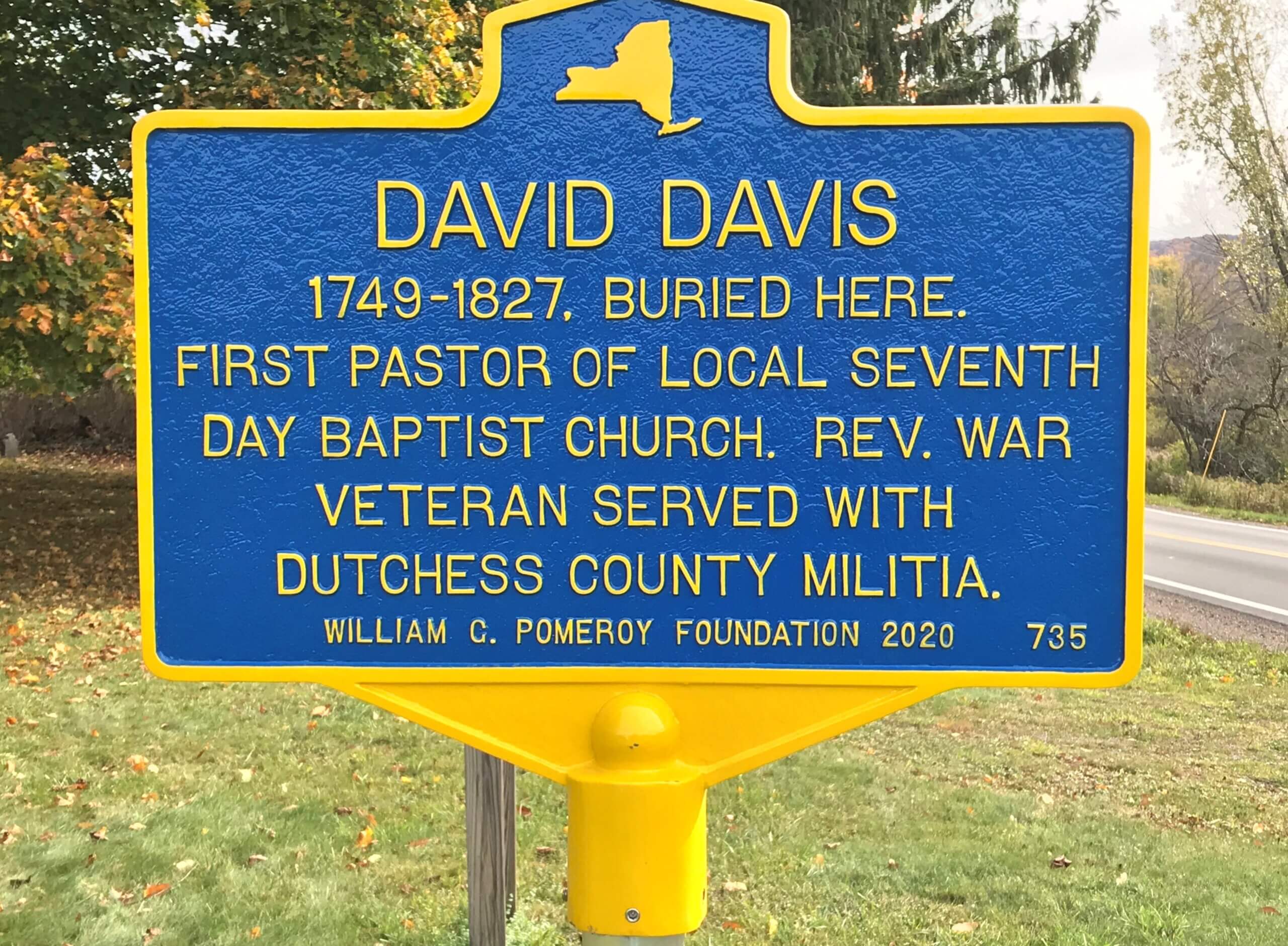 DAVID DAVIS William G. Pomeroy Foundation