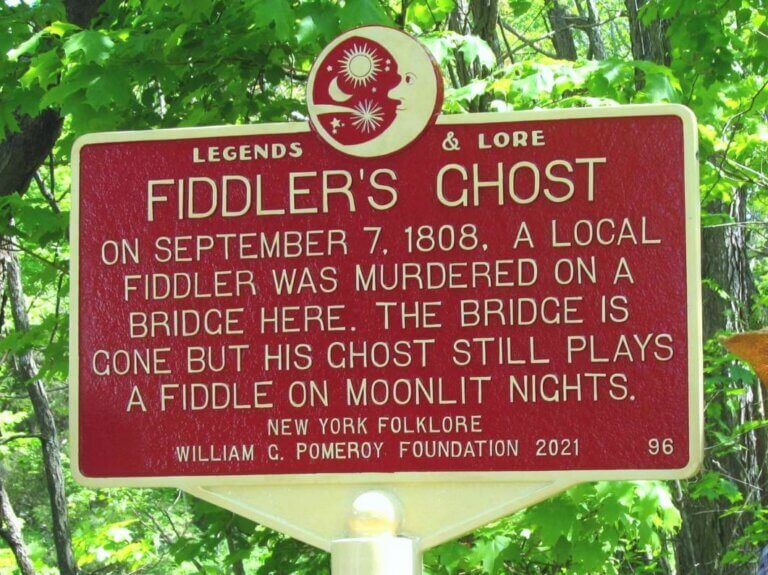 Fiddler's Ghost Legends & Lore marker.