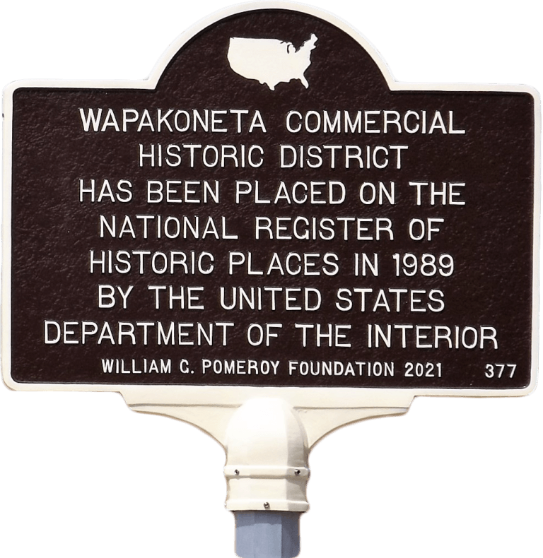 The Pomeroy Foundation's National Historic Register Marker