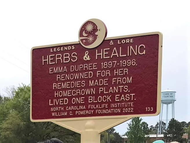 Legends & Lore marker for Emma Dupree.
